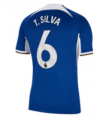Chelsea Thiago Silva #6 Replica Home Stadium Shirt 2023-24 Short Sleeve
